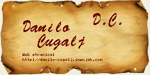 Danilo Čugalj vizit kartica